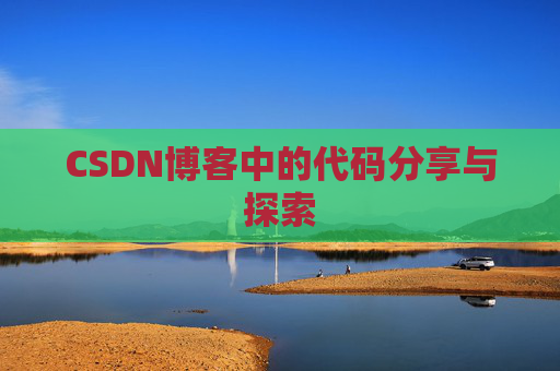 CSDN博客中的代码分享与探索